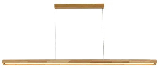Brilagi - LED luster na lane UMEA WOOD LED/40W/230V 150 cm z kaučukového dreva