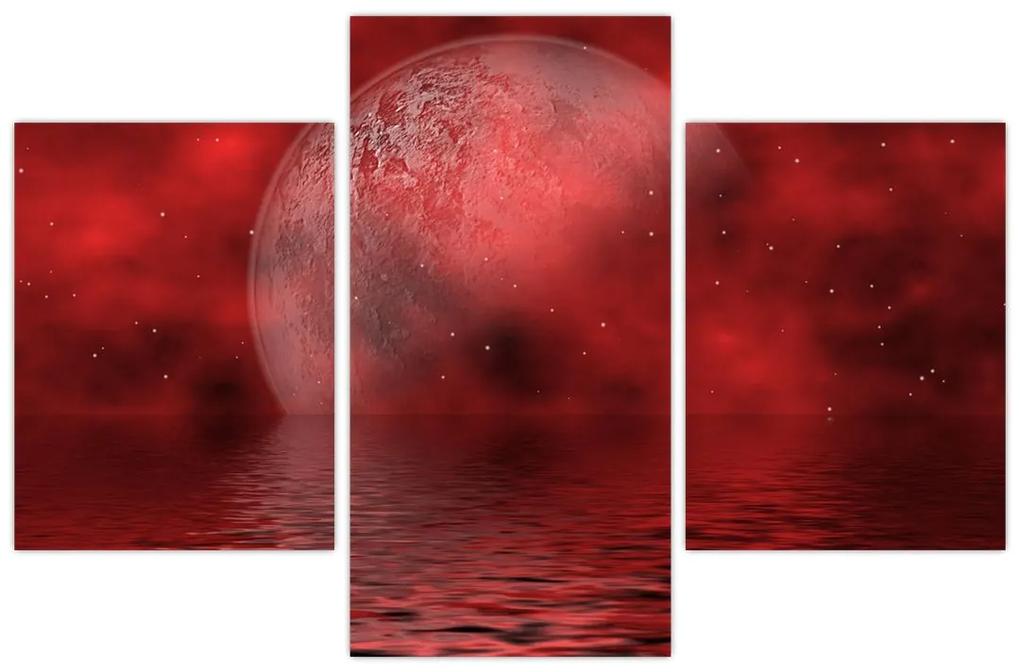 Obraz - Mesiac na hladine (90x60 cm)