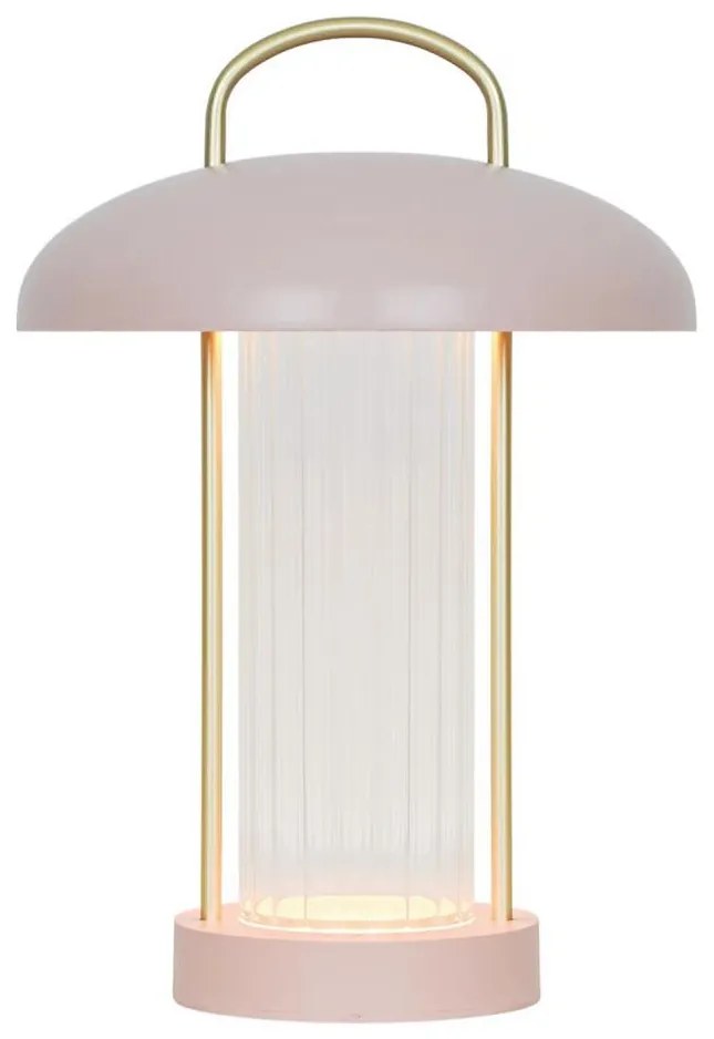 Nordlux - stmievateľná nabíjacia dotyková stolná lampa MIRANO LED/3W/3,7V ružová