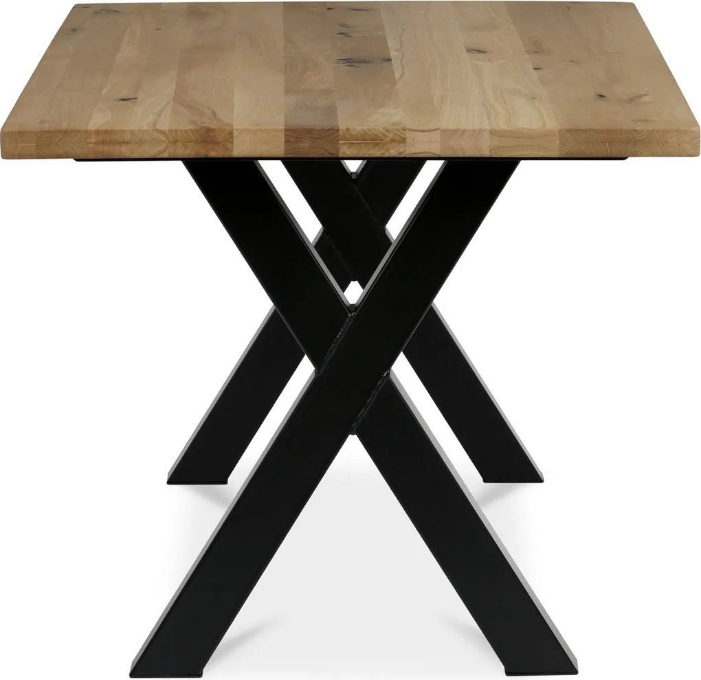 Jedálenský stôl z masívu 160 x 90 cm, dub