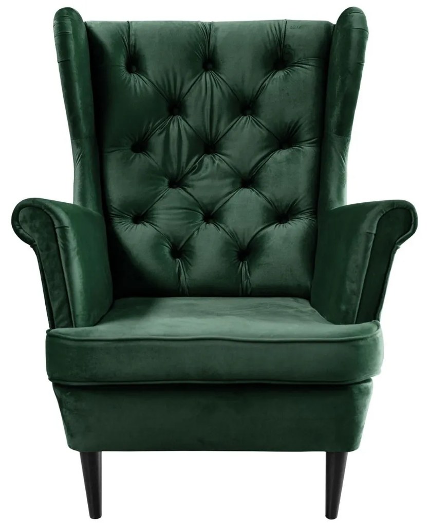 KRESLO UŠIAK BRUNO 2 CHESTERFIELD ROYAL VELVET 217