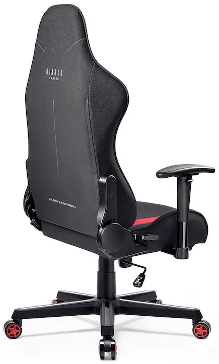 Látkové herné kreslo Diablo X-ST4RTER Normal Size: čierno-červené Diablochairs