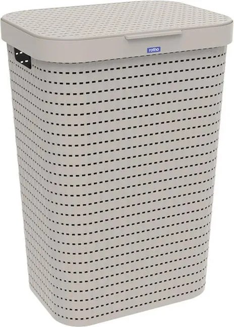 Kôš na špinavú bielizeň COUNTRY cappuccino, 55 l
