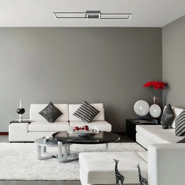 Rabalux 71004 - LED stmievateľné stropné svietidlo NEFERTUM LED/38W/230V + diaľkový ovládač