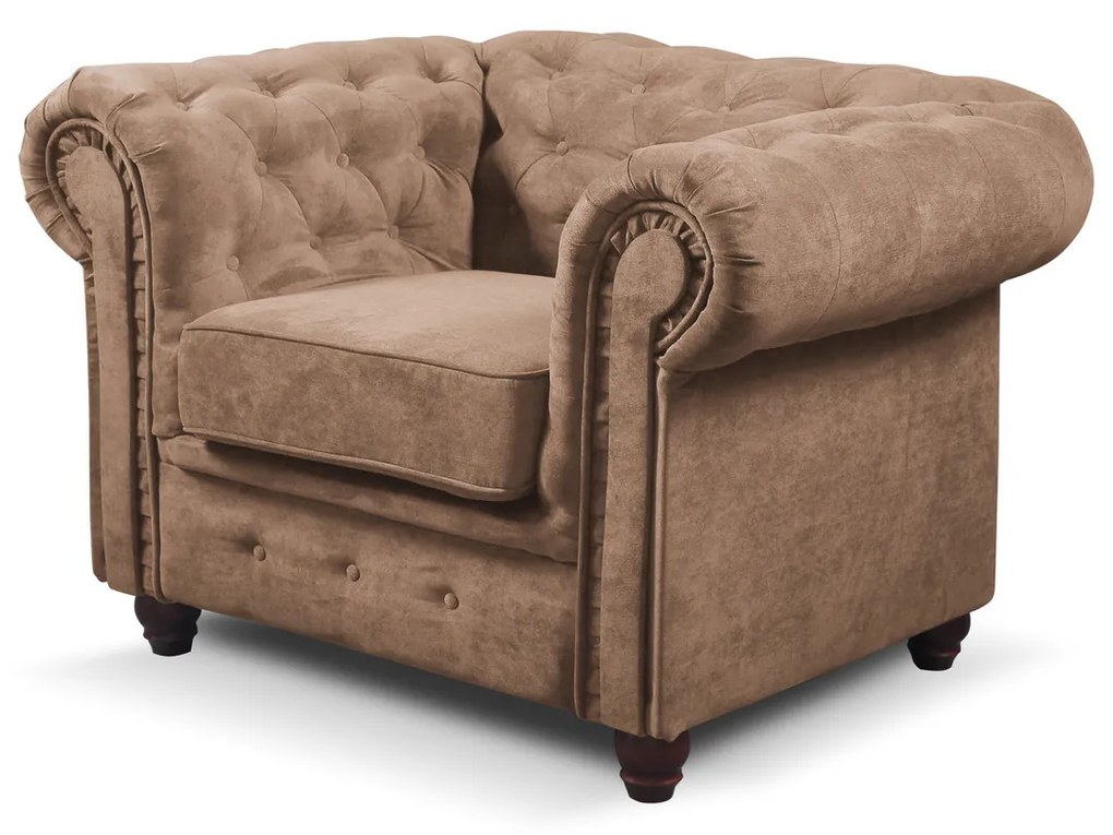 Kreslo Infinity Chesterfield Čierna