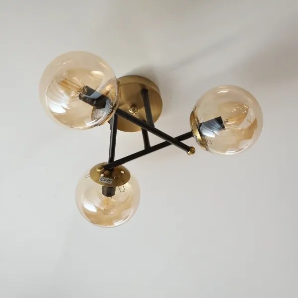 Brilagi - Prisadený luster MALIVA 3xE14/15W/230V zlatý