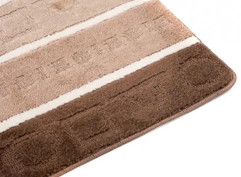 Sada kúpeľňových koberčekov MULTI C5015 hnedý CAMEL FIGURY