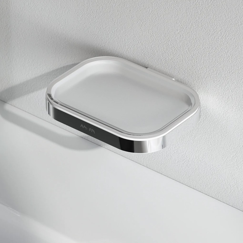 Miska na mydlo AM.PM Func A8F34200 nástenná, sklo, chróm