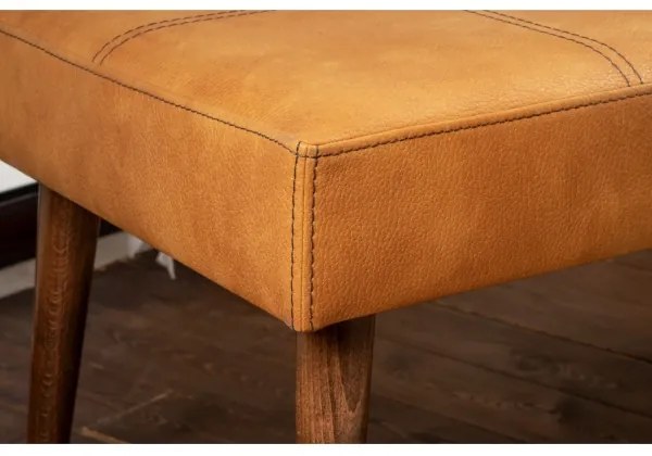 Oranžový taburet VITO 46x92 cm