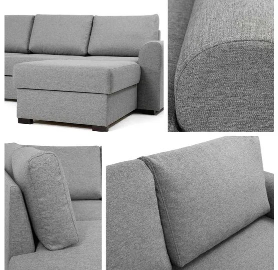 Rohová sedačka Astana Large Premium, Dostupné poťahy: Otusso 02 + Otusso 02 + Sorriso 05, Strana: Pravá - U