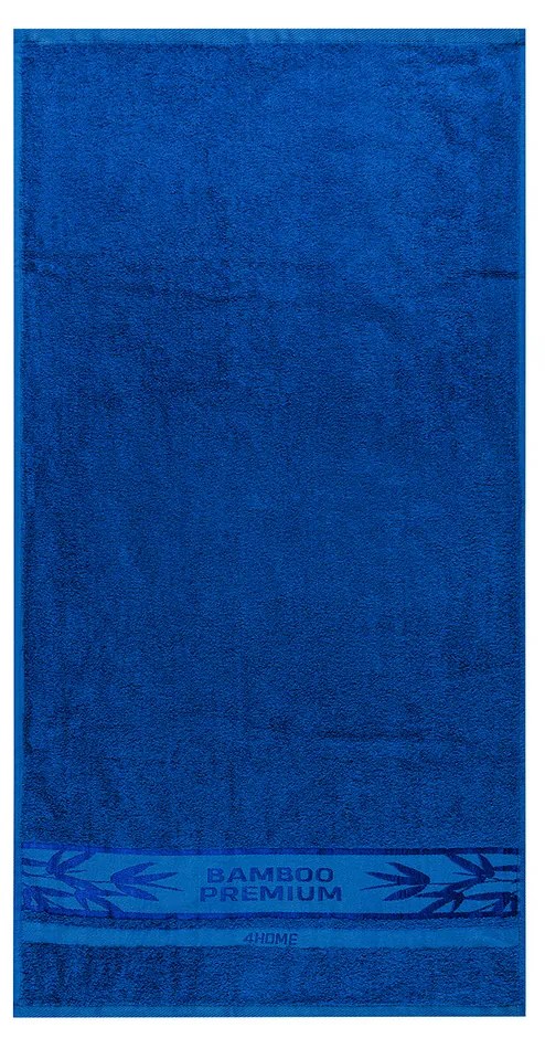 4Home Sada Bamboo Premium osuška a uterák modrá, 70 x 140 cm, 50 x 100 cm