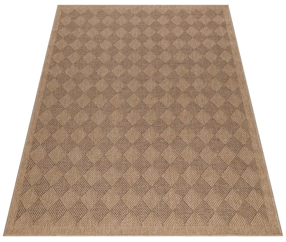 Tmavo prírodný vnútorný a vonkajší koberec 120x170 cm Dhaka – Ayyildiz Carpets