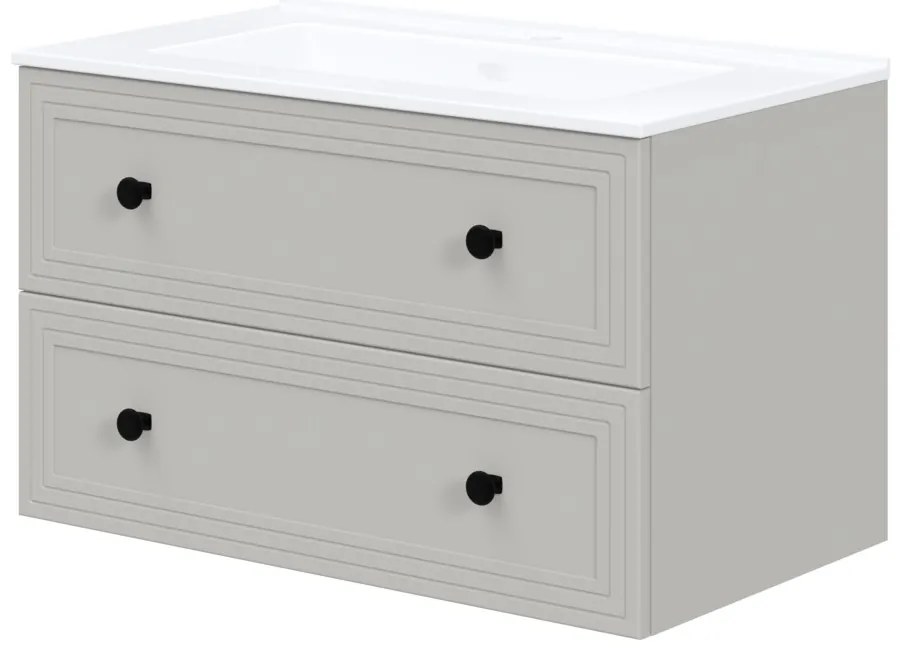 Skrinka pod umývadlo Bondi 80 cm, krémová