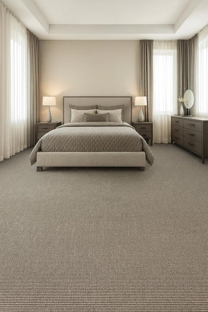 Vopi, Metrážny koberec Nature NEW hnedá - neúčtujeme odrezky z role, na mieru, šíře 1,33m,1m,2m,3m,4m,na mieru, neúčtujeme odrezky, hnedá, filc, kuchyňa