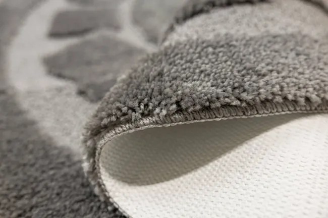 Kúpeľňový koberček Ocean sivý kruh