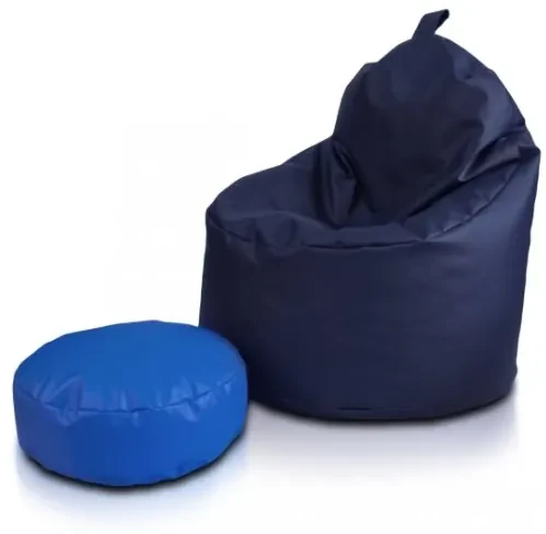 Sedací vak Yoko ekokoža / polyester TiaHome - krémová