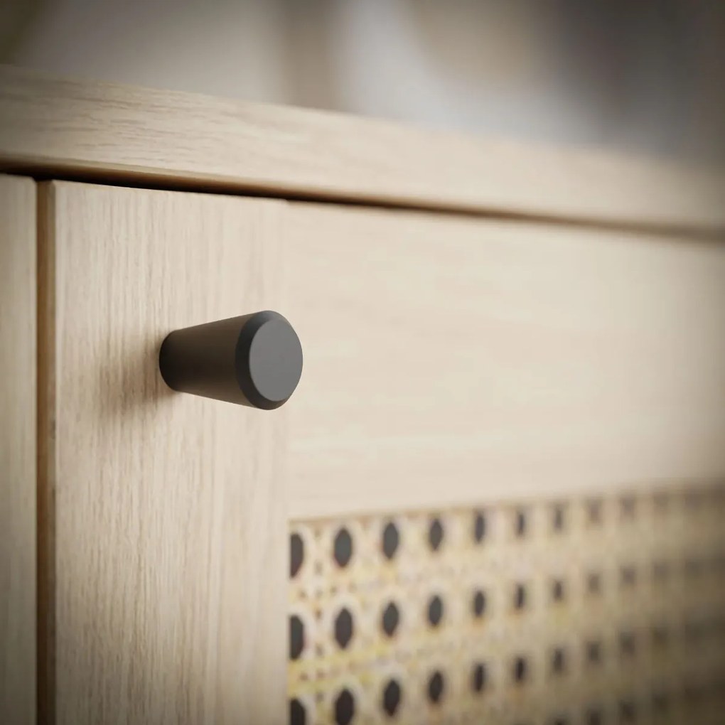 KOMODA THEO S VIEDENSKÝM VÝPLETOM DUB PUCCINI PVC 154 cm