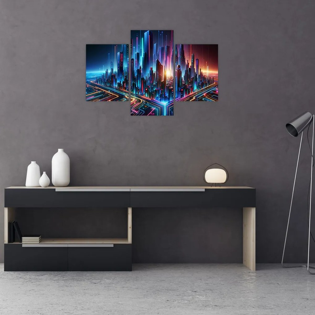 Obraz - Mesto budúcnosti (90x60 cm)