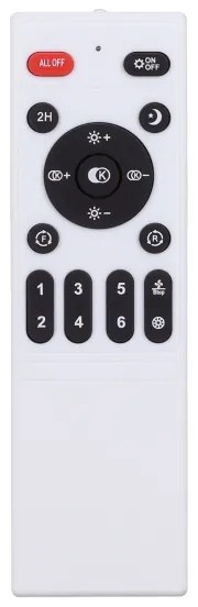 Brilagi-LED stmievateľné svietidlo s ventilátorom LED/30W/230V 3000-6500K čierne