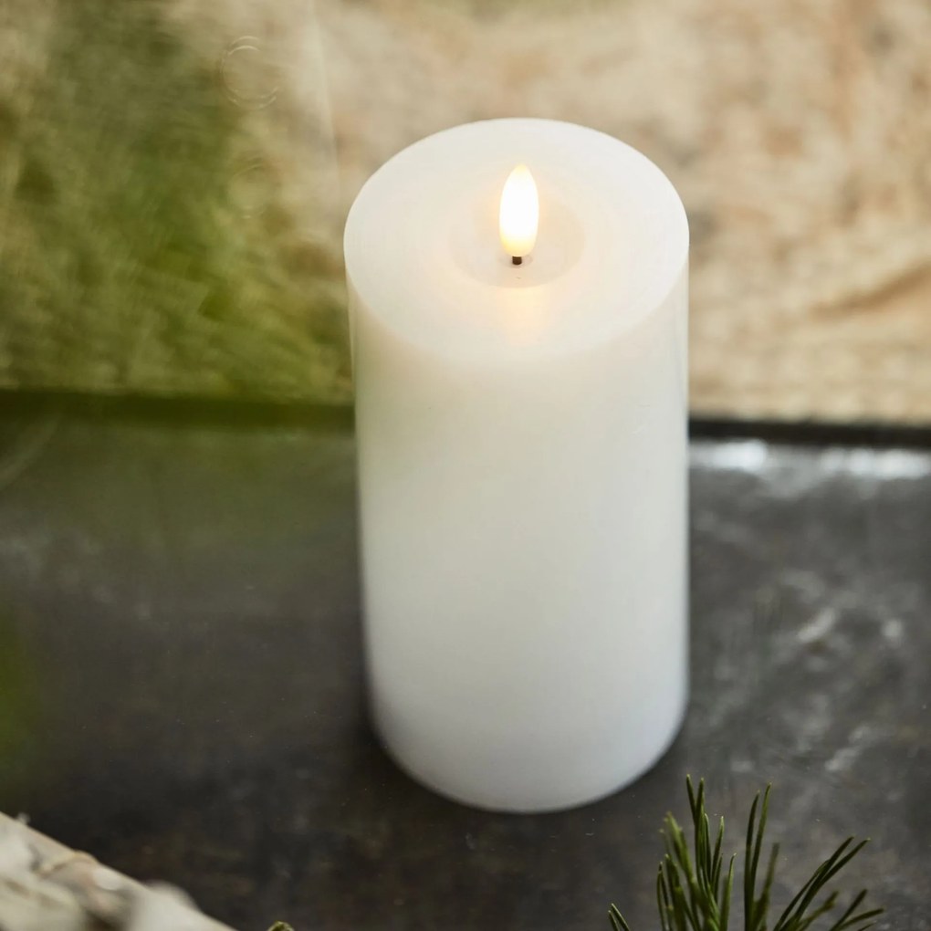 IB LAURSEN LED sviečka White 12,5 cm