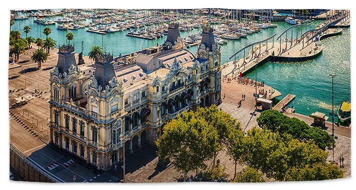 Sablio Uterák Barcelona Prístav - 50x100 cm