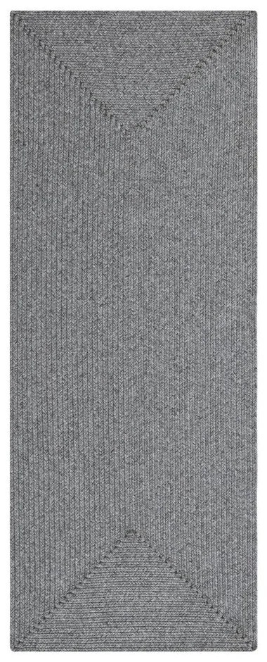 Sivý vonkajší koberec behúň 200x80 cm - NORTHRUGS