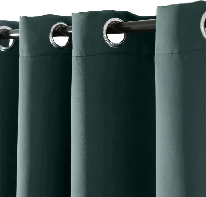 Tyrkysový záves OXFORD 140x250 cm Zavesenie: Riasiaca páska