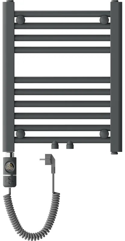 Mexen Mars, elektrické vykurovacie teleso 500 x 400 mm, 300 W, antracitová, W110-0500-400-2300-66