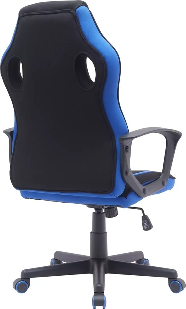 SI Otočná stolička Dakar čierna - modrá