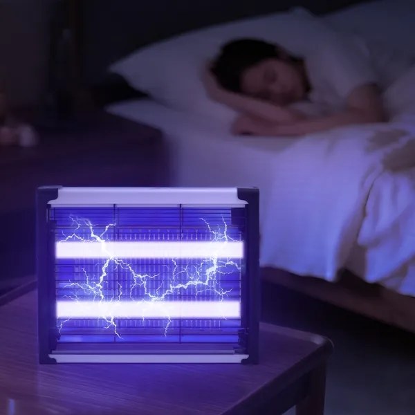 Brilagi - LED UV elektrický lapač hmyzu 2xLED/5W/230V 70 m2