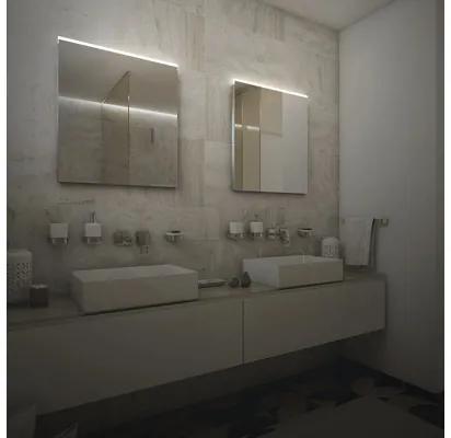 Zrkadlo do kúpeľne s LED osvetlením Nimco 80x60 cm ZP 8003