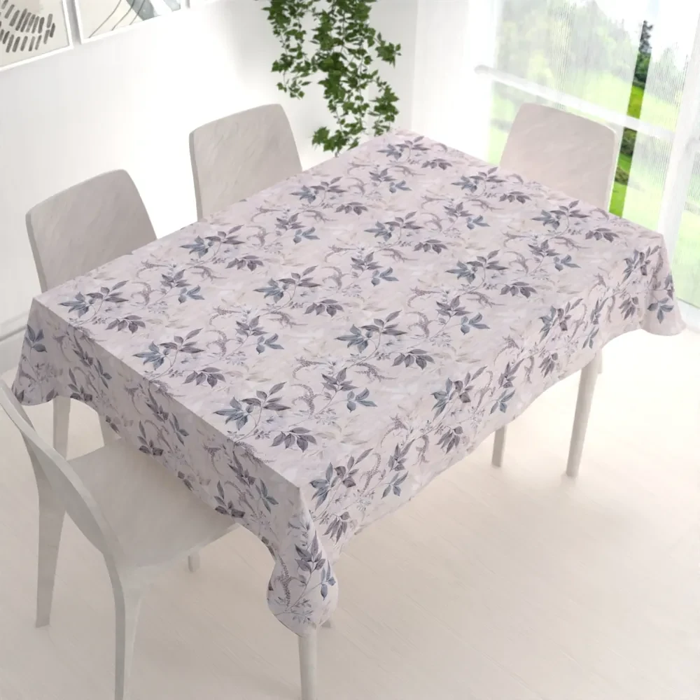 Biante Dekoračný obdĺžnikový obrus PML-053 Popínavé lístky na béžovom 120x140 cm