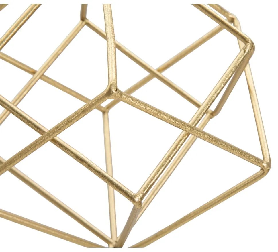 Soška v zlatom dekore Mauro Ferretti Cube