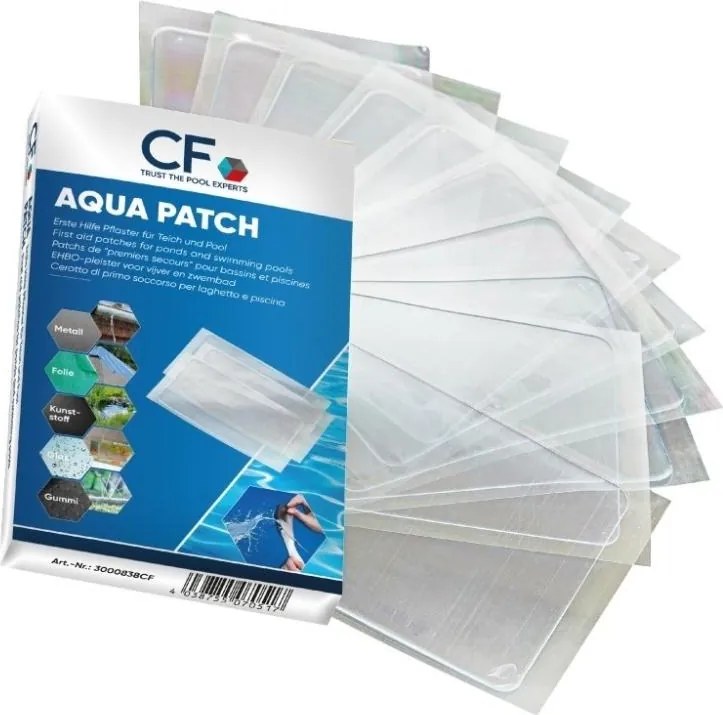 Opravné záplaty na bazén AQUA PATCH