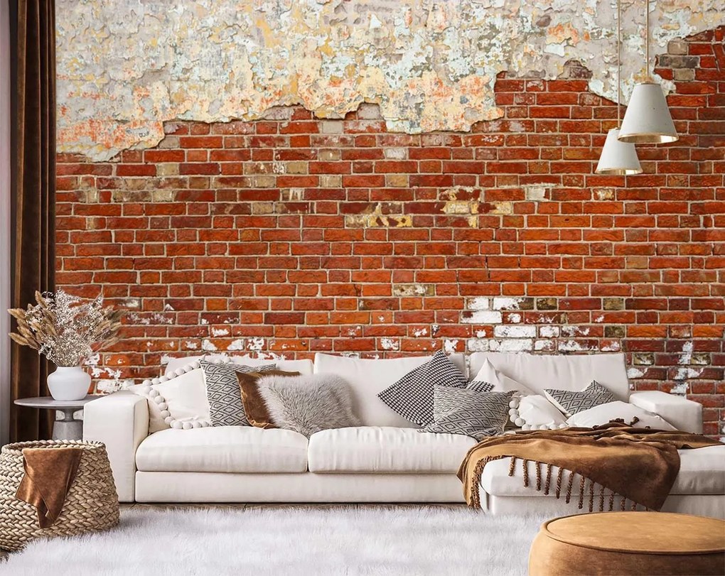 Gario Fototapeta Stará tehlová stena Materiál: Vliesová, Rozmery: 150 x 105 cm