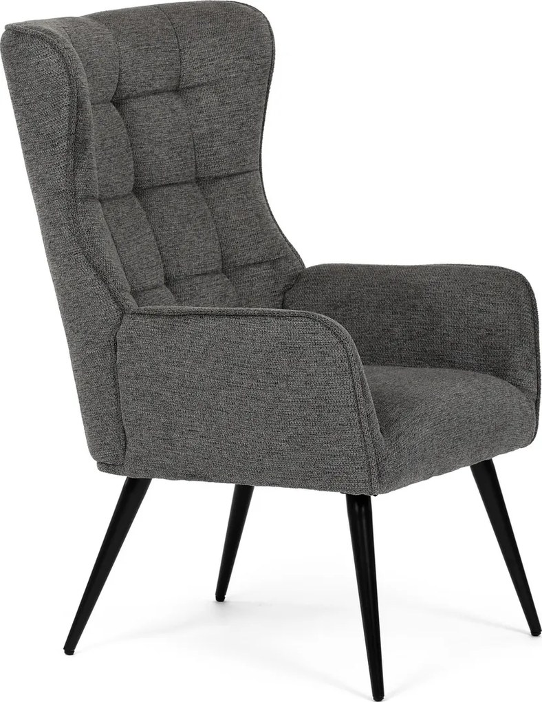 Relaxačné kreslo 315 GREY2, tmavosivá
