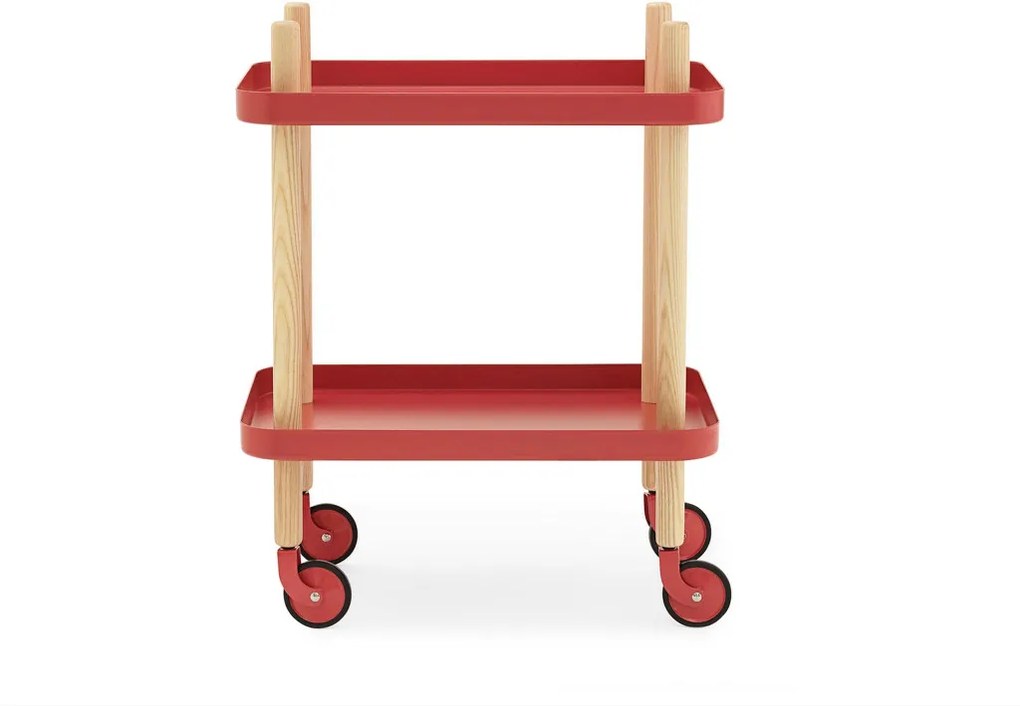 Normann Copenhagen Servírovací stolík Block Table, red