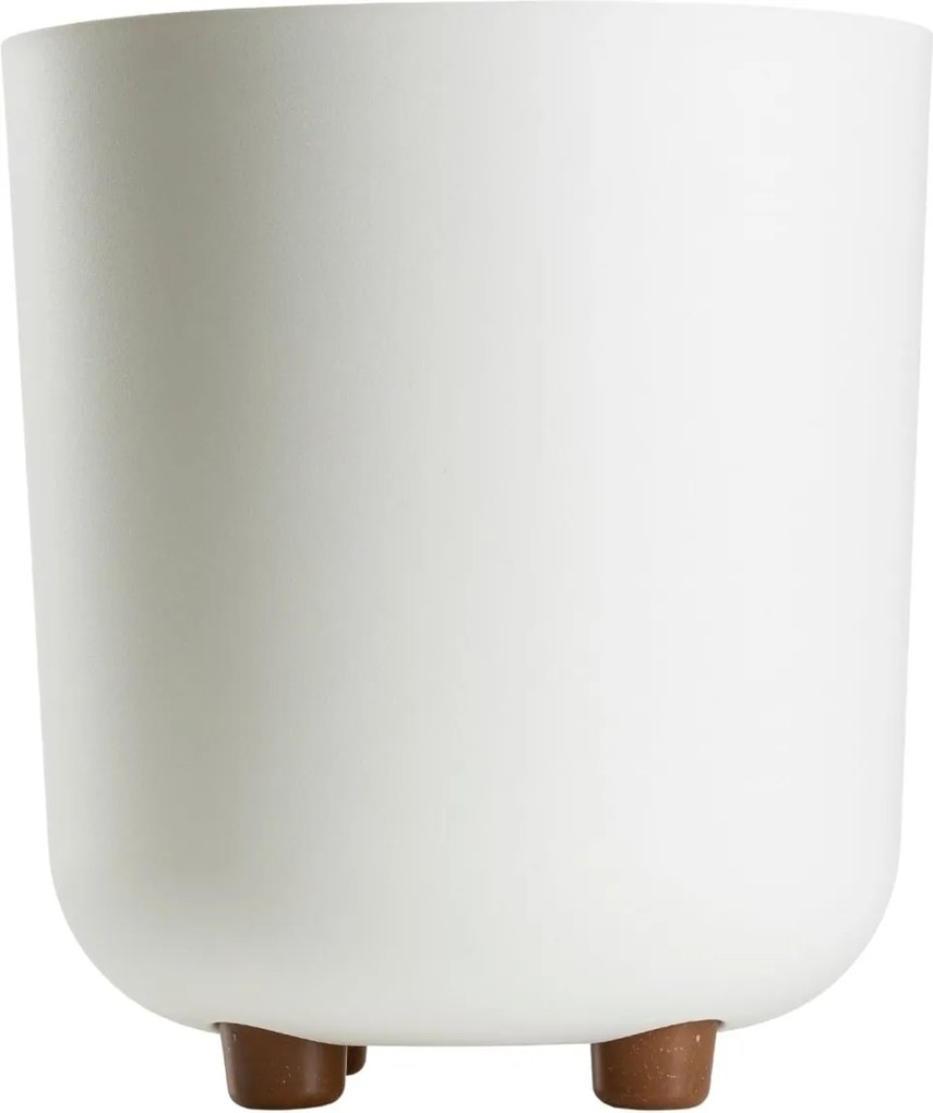 PLASTOVÝ KVETINÁČ TERRA 24X27,5 CM KRÉMOVÁ