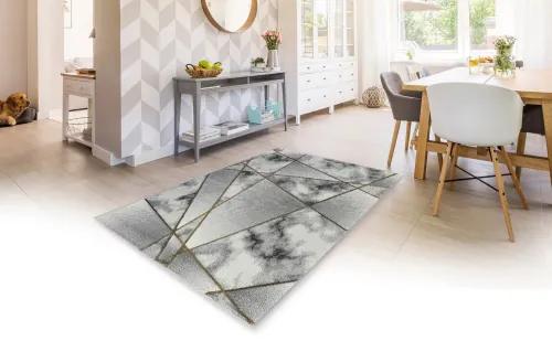 Koberce Breno Kusový koberec DIAMOND 22637/957, sivá, viacfarebná,80 x 150 cm