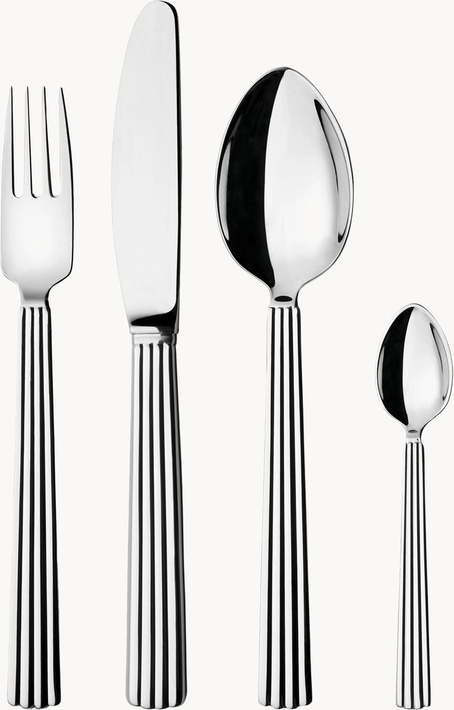 Vysoko leštená súprava príborov Bernadotte