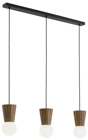 Argon 6358 - Kúpeľňové závesné svietidlo na lanku VOLANTE 3xG9/6W/230V IP44 hnedé