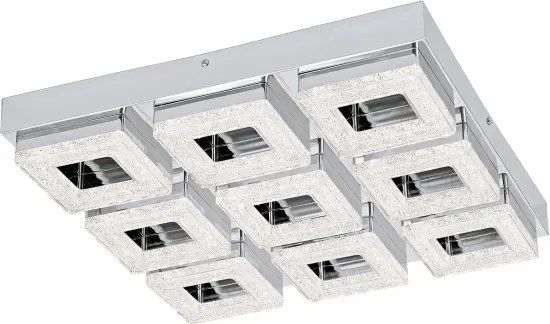 Eglo 95658 - Krištáľové stropné svietidlo FRADELO 9xLED/4W/230V