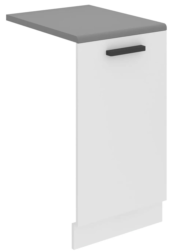 Panel na umývačku Bekini Premium Full Version zakrytý 45 cm biely mat s pracovnou doskou