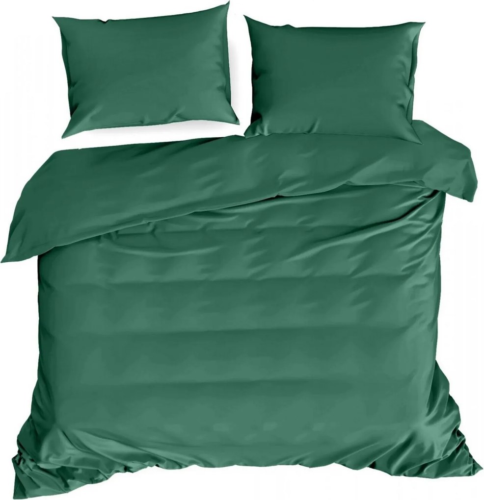 BAVLNENÉ OBLIEČKY HARMONY 200X220 CM, 2KS 70X80 CM ZELENÉ