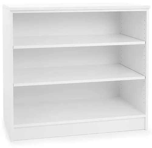 Nízka knižnica THEO, 900x1000x450 mm, biela