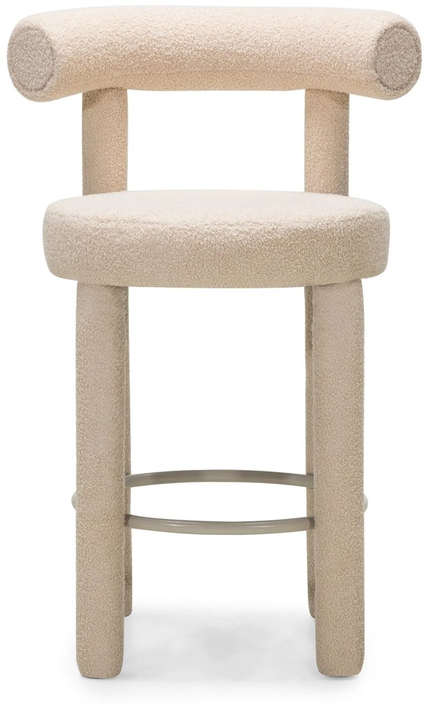 Barová židle Pedro bouclé ecru