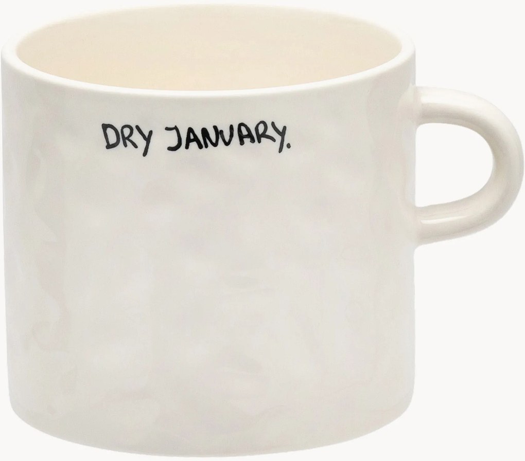 Ručne maľovaný hrnček Dry January