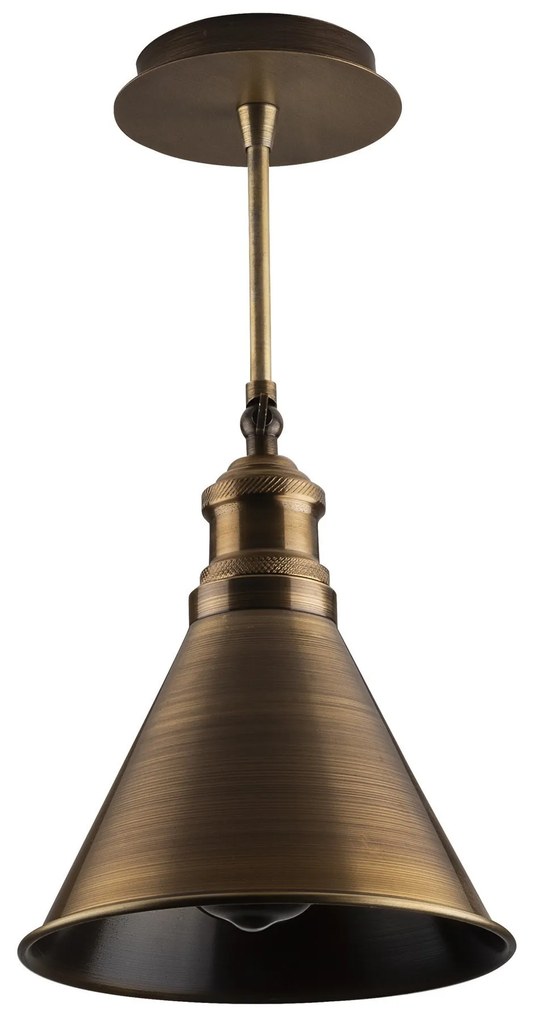 Stropné svietidlo BERCESTE medená