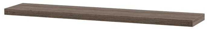 BONTEC Polička, mdf, čierna, P-002 BK Farba: Šedá