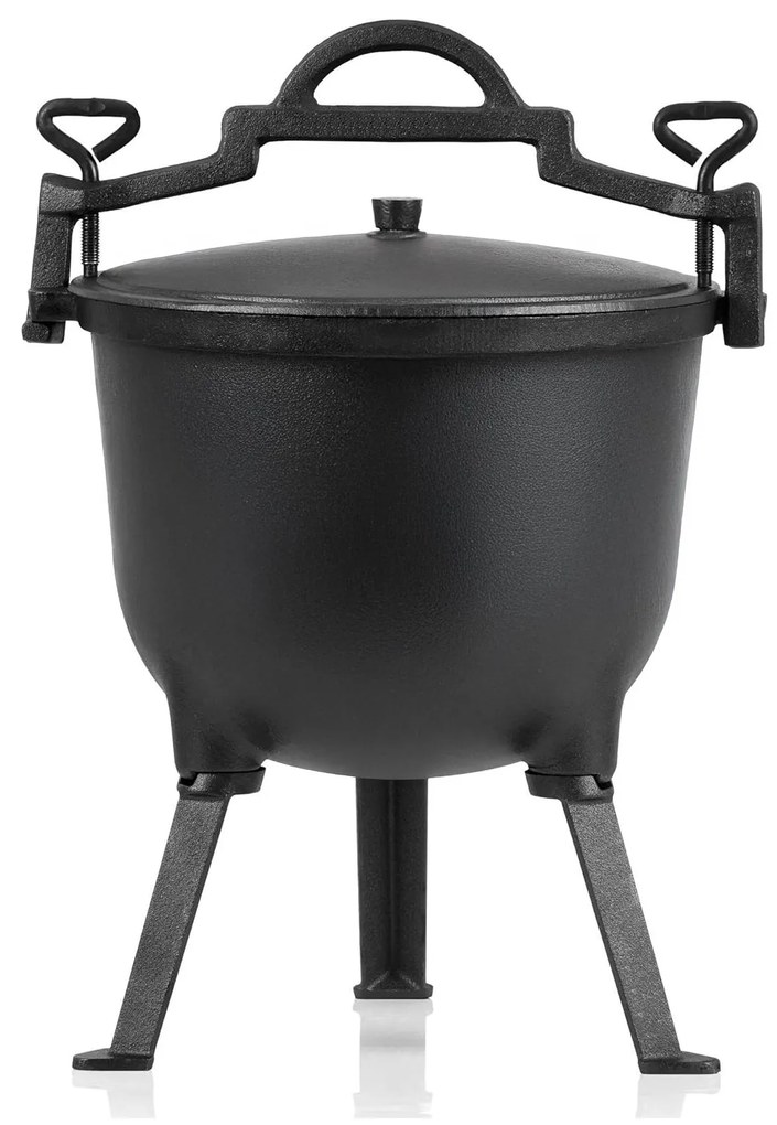 Litinový kotlík KESEL 8 L černý